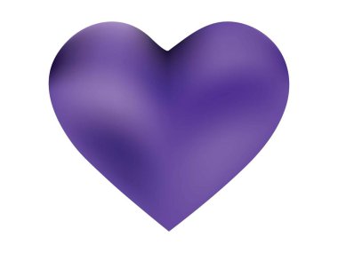 Kalp şeklinde renkli bir arkaplan.