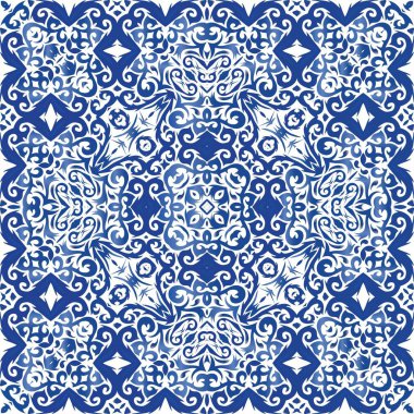 Antika azulejo döşeme yaması.