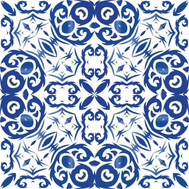 Dekoratif renk seramik azulejo fayansları.