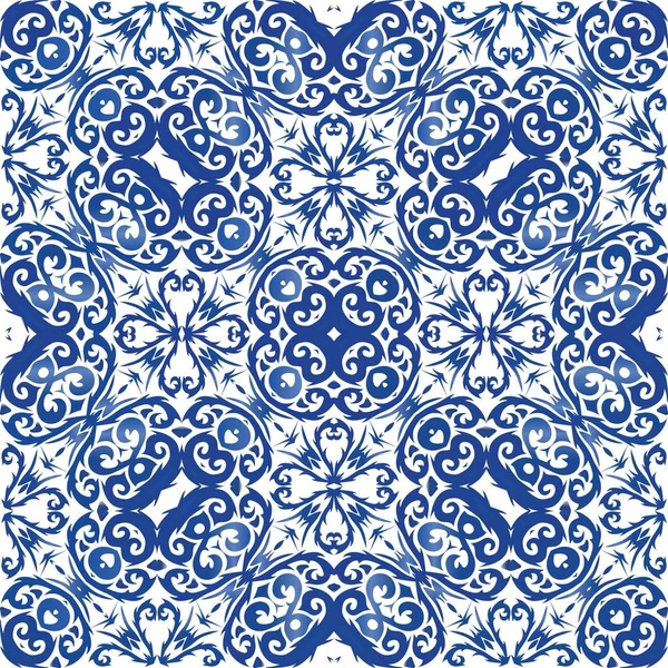 Azulejo vintage português . — Vetor de Stock