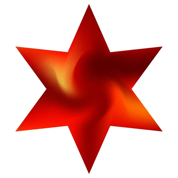 Fond coloré sous forme d'hexagramme . — Image vectorielle