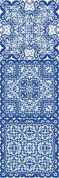 Telhas decorativas azulejo cor cerâmica . — Vetor de Stock