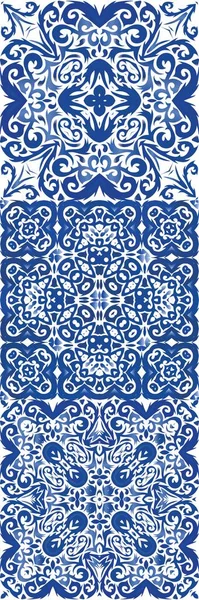 Керамическая плитка azulejo portugal . — стоковый вектор