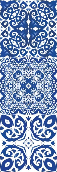 Süslü azulejo Portekiz fayansları dekor.