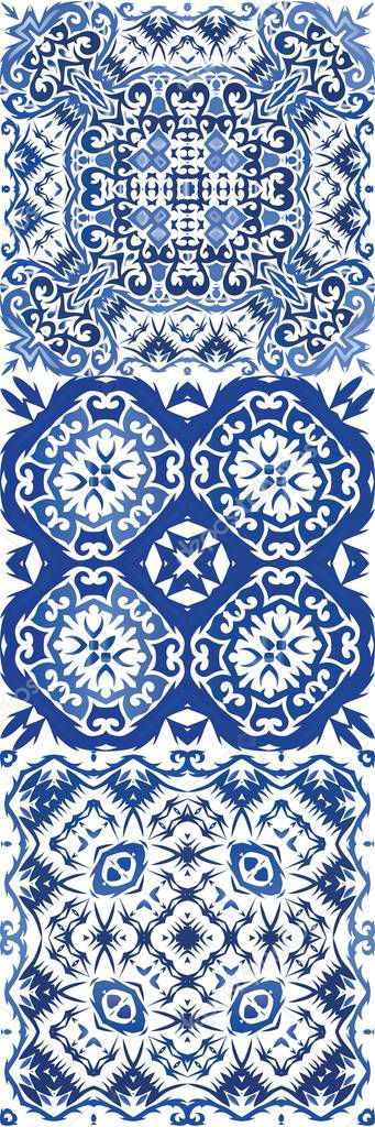 Traditional ornate portuguese azulejos.