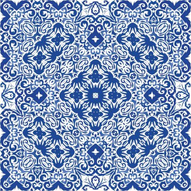 Portekizce süslemeli azulejo seramik.