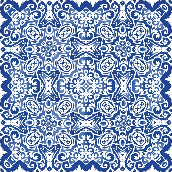 Traditionelles portugiesisches Azulejo. — Stockvektor