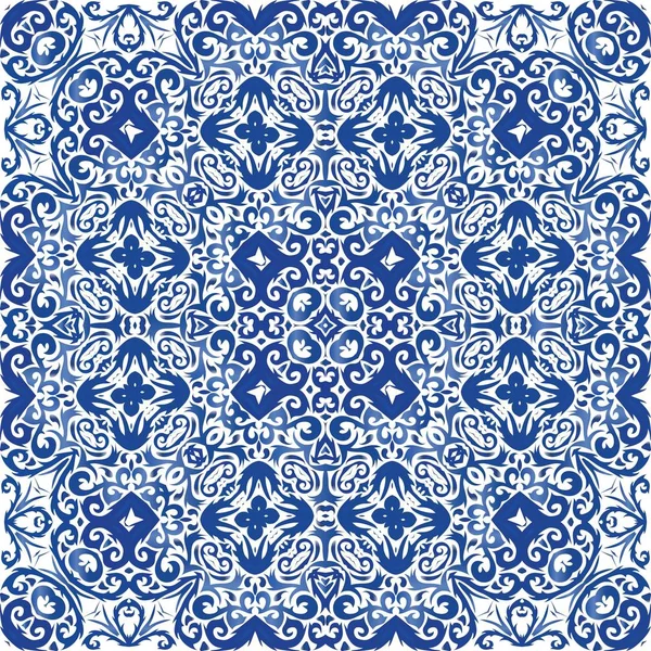 Antiquité portugaise azulejo céramique . — Image vectorielle
