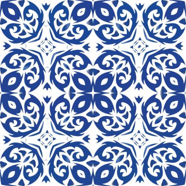 Seramik fayanslarda dekoratif renk motifi.