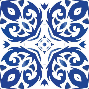 Seramik fayanslarda dekoratif renk motifi.