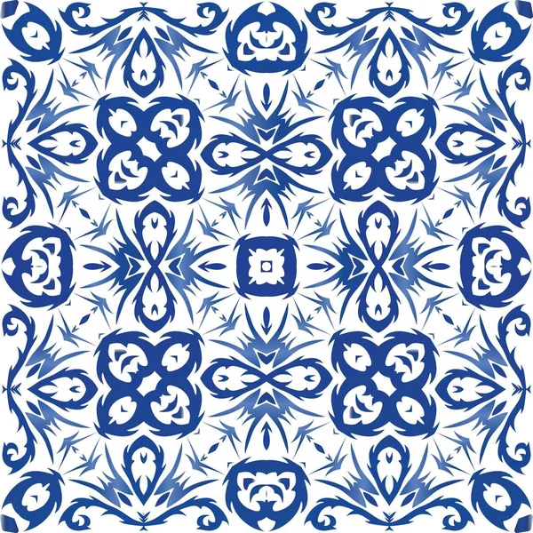 Um motivo de cor decorativa em azulejos cerâmicos . — Vetor de Stock