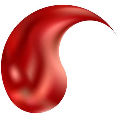 Yin veya yang şeklinde krom arkaplan.