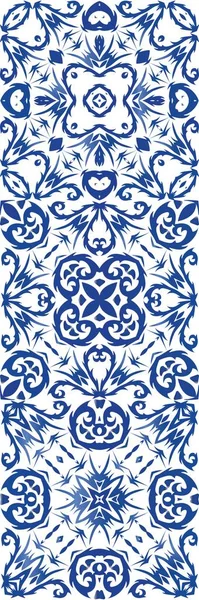 Portugiesische Azulejo-Fliesen. — Stockvektor