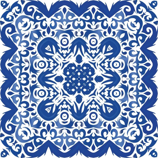 Carreaux de céramique azulejo portugal . — Image vectorielle