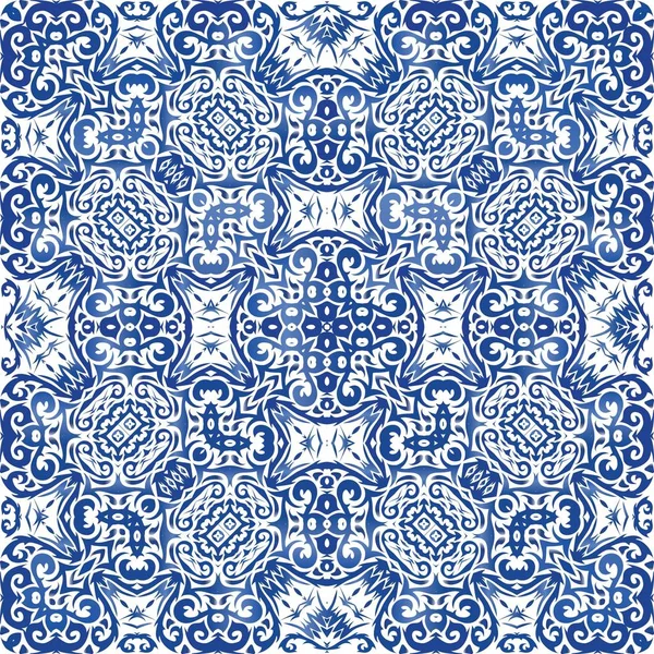 Azulejo antiguo azulejos patchwork . — Archivo Imágenes Vectoriales