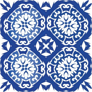 Portekizce süslemeli azulejo seramik.