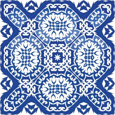 Portekiz klasik azulejo fayansları.