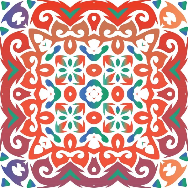 Talavera ornamentais azulejos do México decoração . — Vetor de Stock