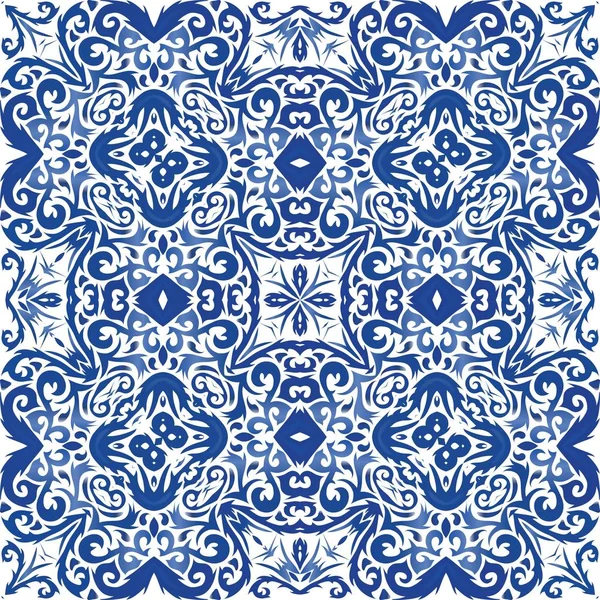 Azulejos azulejo portugal . — Vetor de Stock