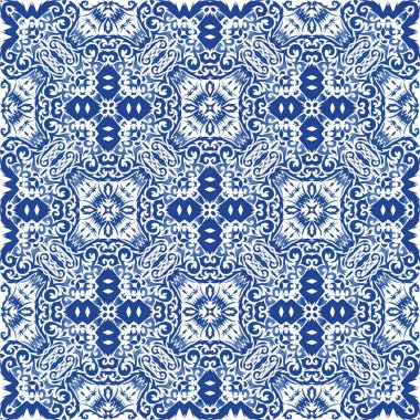 Antika Portekiz azulejo seramik.