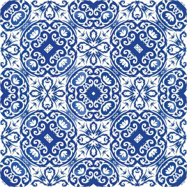 Portekiz klasik azulejo fayansları.