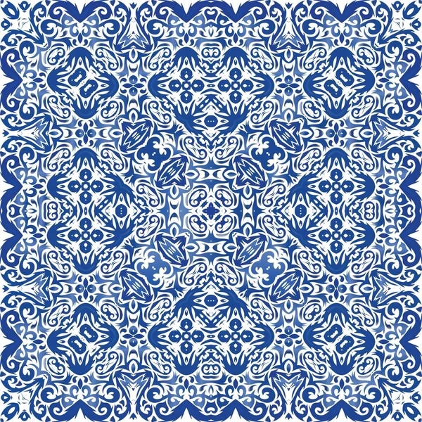 Antieke azulejo tegels lappendeken. — Stockvector