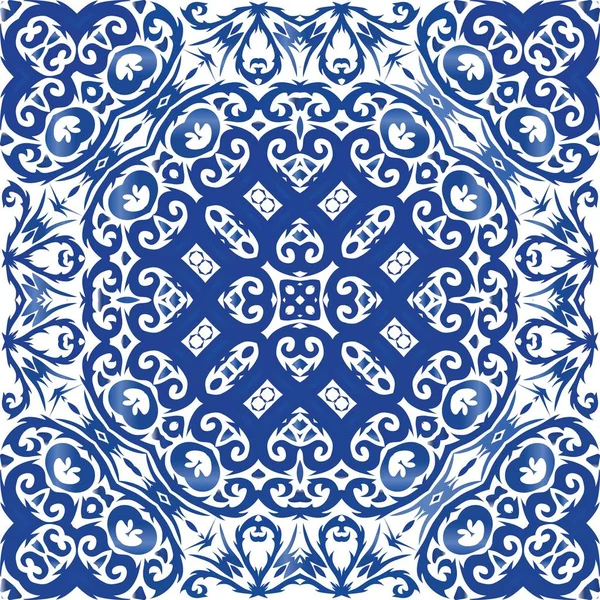 Portugalské vinobraní azulejo dlaždice. — Stockový vektor