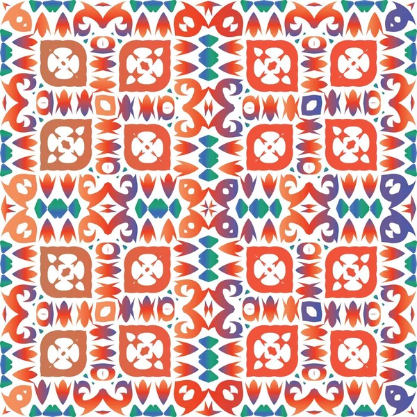 Talavera ornamental mexicana cerámica . — Vector de stock
