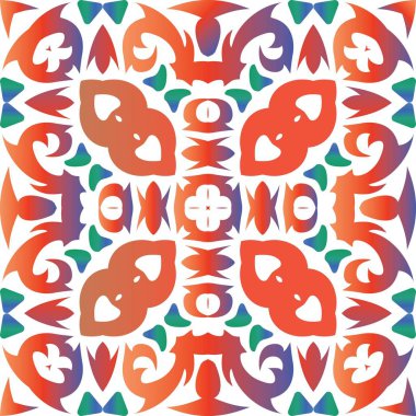 Dekoratif renk seramik talavera fayansları.