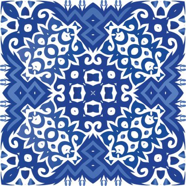 Portekizce süslemeli azulejo seramik.