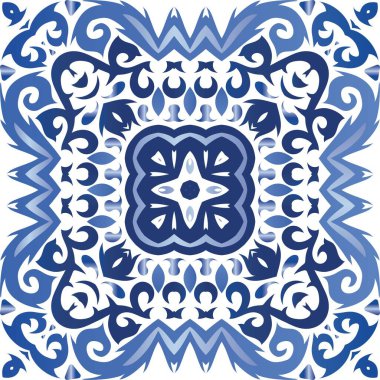 Antika azulejo döşeme yaması.