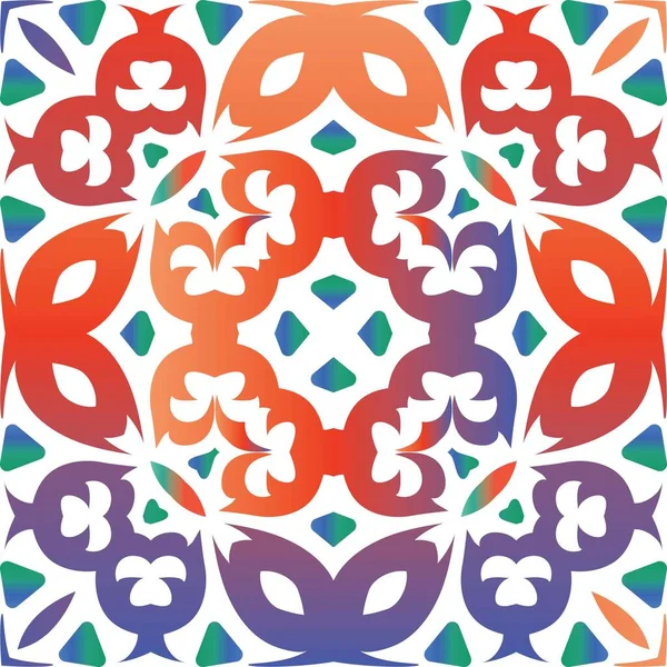 墨西哥塔拉维拉的土制瓷砖 手绘设计 矢量无缝模式框架 表面质感 印刷品 网底用红葡萄酒饰品 — 图库矢量图片