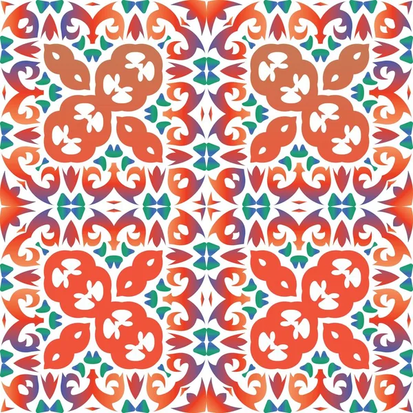 Fayanslarda süslemeli ulusal desenler.
