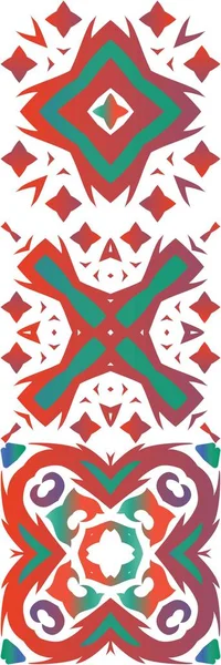 Talavera Mexicano Ornamentado Tradicional Design Gráfico Coleção Padrões Sem Emenda — Vetor de Stock