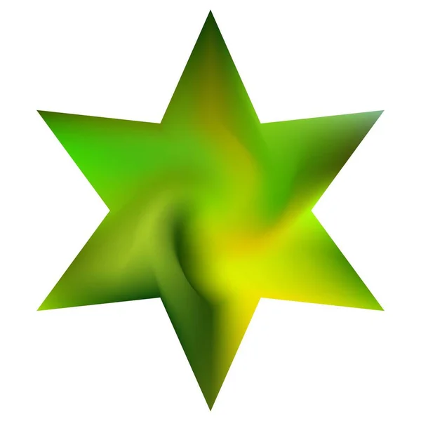 Barevné Pozadí Formě Hexagramu Módní Koncept Měkké Barvy Židovský Posvátný — Stockový vektor