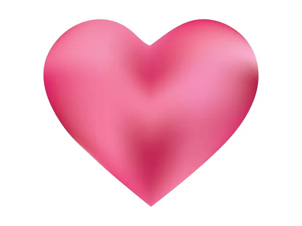 Fondo Liso Forma Corazón Estilo Creativo Arte Color Suave Rosa — Archivo Imágenes Vectoriales