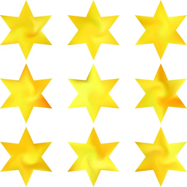 Σύνολο Των Hexagram Σύγχρονο Υπόβαθρο Καλό Απαλό Χρωματικό Εφέ Απλά — Διανυσματικό Αρχείο