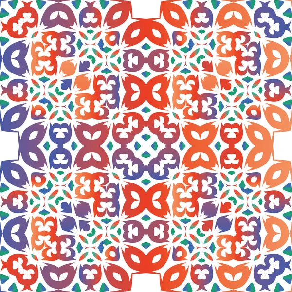 墨西哥塔拉维拉的土制瓷砖 几何设计 矢量无缝模式框架 表面质感 印刷品 网底用红葡萄酒饰品 — 图库矢量图片