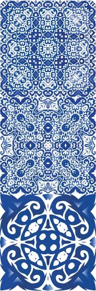 Díszítő Azulejo Portugál Csempe Dekoráció Minimális Tervezés Állítsa Vektor Zökkenőmentes — Stock Vector