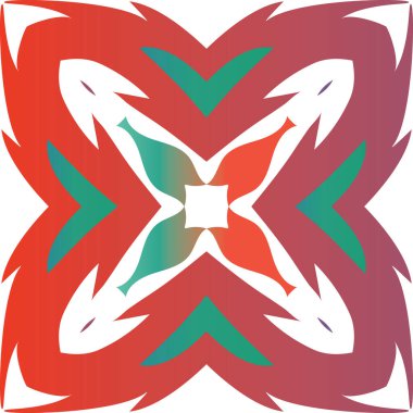 Meksika yapımı talavera fayansları. Vektör desensiz kolaj. Mutfak tasarımı. Yastıklar, baskılar, duvar kağıtları, ağ arkaplanı, havlular, yüzey dokusu için kırmızı antika arkaplan.