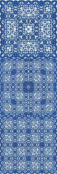 Azulejos Azulejo Cerámica Color Decorativo Kit Patrones Sin Costura Vectorial — Vector de stock
