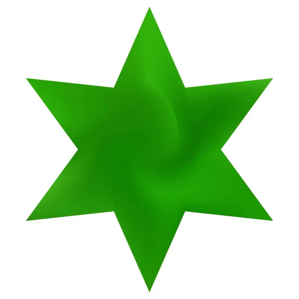 Fundo Colorido Forma Hexagrama Símbolo Religioso Sagrado Isolado Logotipo Cor — Vetor de Stock