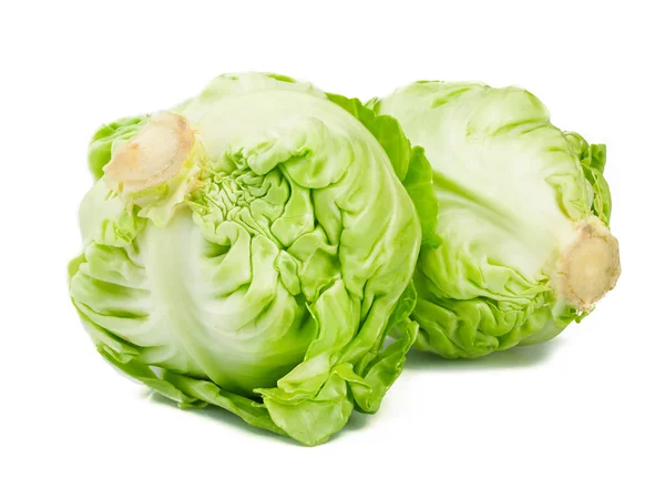 Fresh Cabbage Isolated White Backgroun — Stock Photo, Image