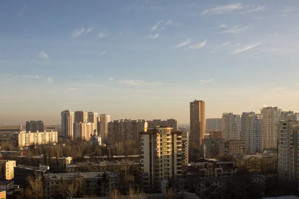 Reutov Región Moscú Rusia Noviembre 2019 Vista Panorámica Ciudad Moderna — Foto de Stock