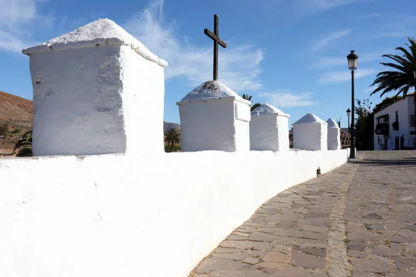 Betancuria Fuerteventura Adası, İspanya 'daki eski şehrin duvarları