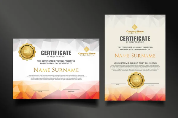 Modern sertifika şablonunu ayarla