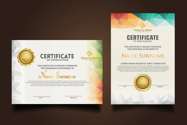 Modern sertifika şablonunu ayarla