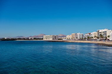 Lanzarote, İspanya 'nın başkenti Arrecife şehri.