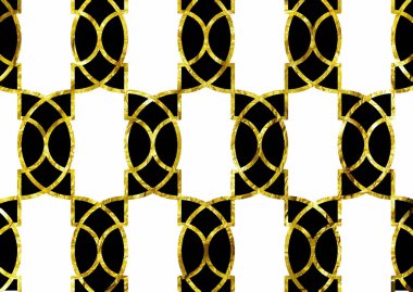 Geometrik çizgileri olan siyah beyaz desen