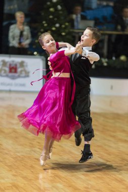 Dans çift çocuk-1 standart Avrupa Program Wdsf Baltık Grand Prix-2106 Şampiyonası üzerinde gerçekleştirir.